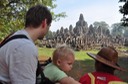 Bayon temple - view from an elephant!